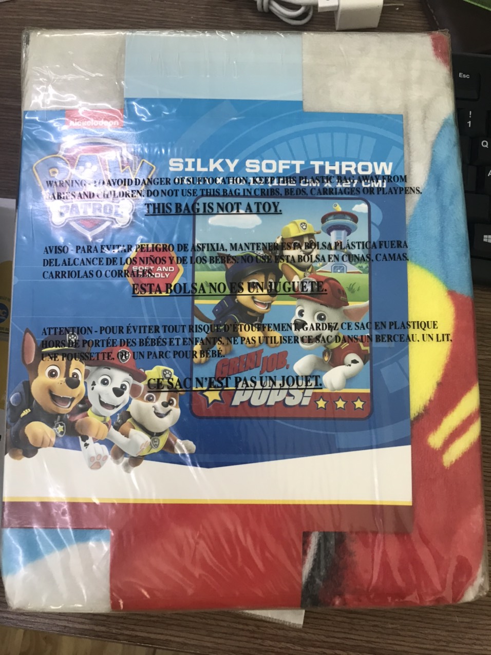 [HCM]Mền ( Chăn ) hình chó cứu hộ - Paw Patrol