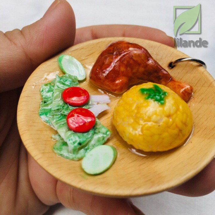Móc khóa Cơm Gà Xôi Mỡ Lilande