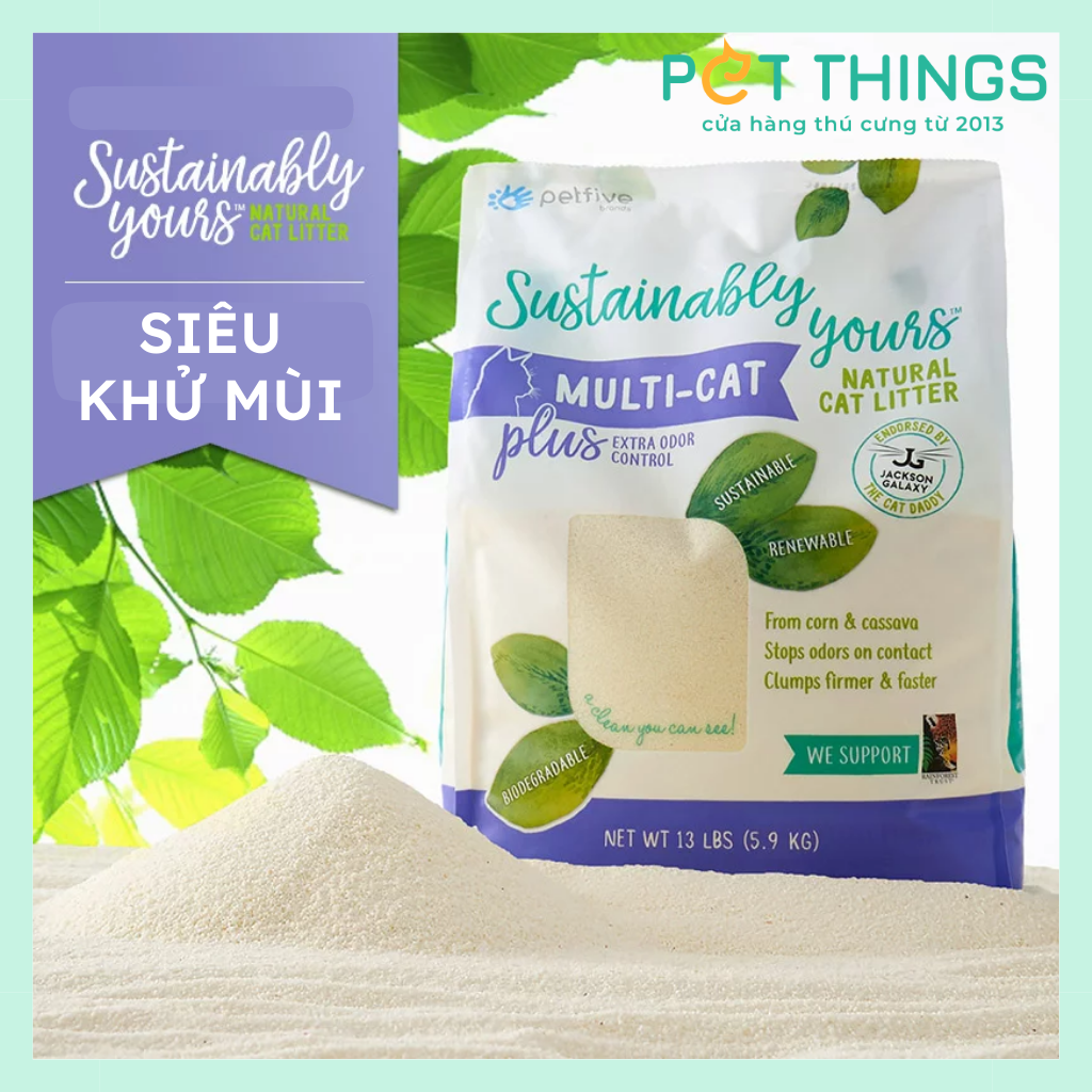 Petfive Sustainably Cat Litter Yours Multi-Cat