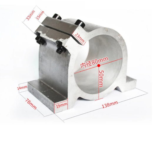 COMBO 6 CÁI Gá động cơ phay spindle 80