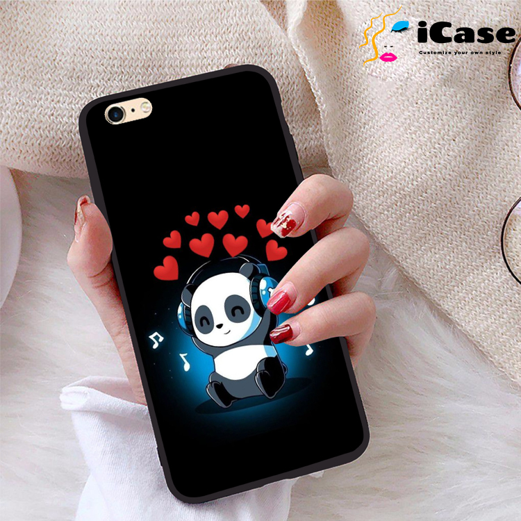 Ốp lưng iphone 6 plus viền dẻo tpu bst panda