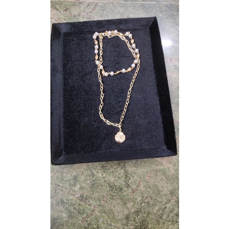 Khay nhung trũng đen hàng đẹp 19x27