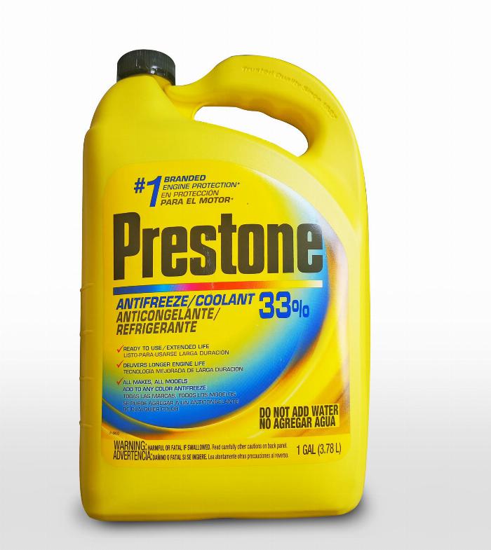 [HCM]Nước làm mát màu xanh Prestone  Coolant 33% (378 L)