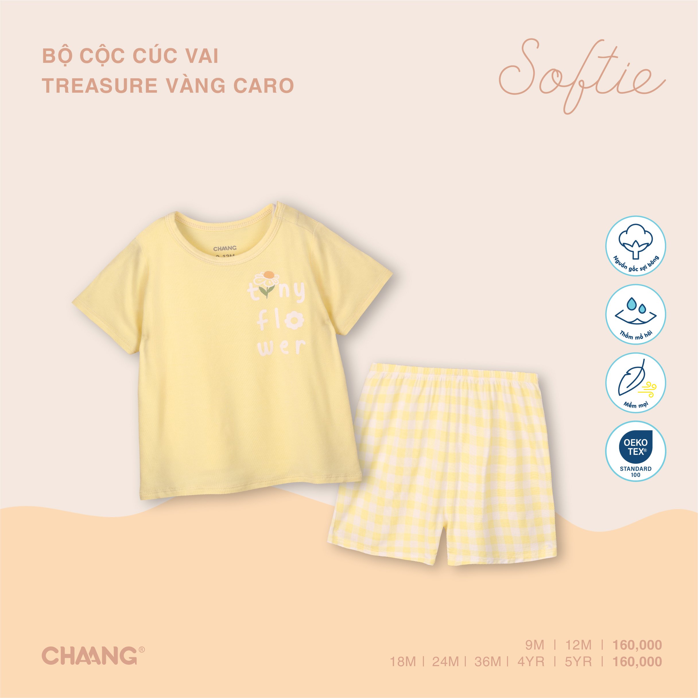 [CHAANG] Bộ cộc cúc vai Treasure Chaang