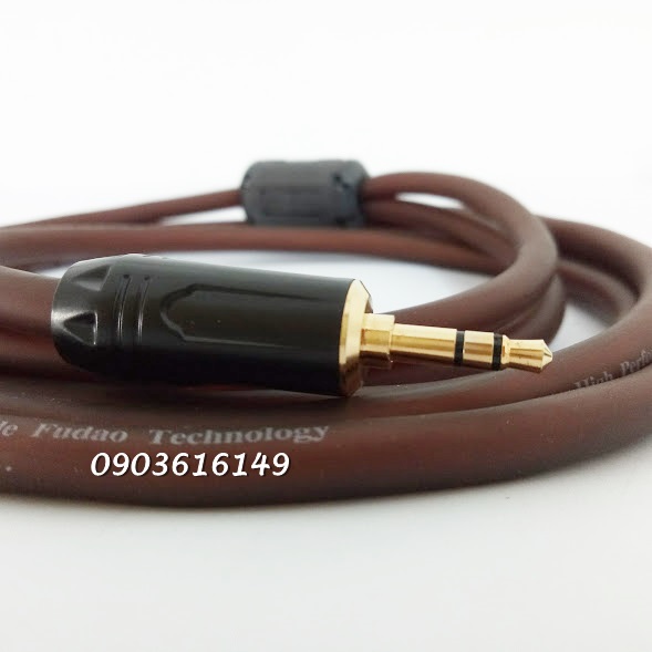 Dây 3.5mm ra 2 Canon Đực dài 1m