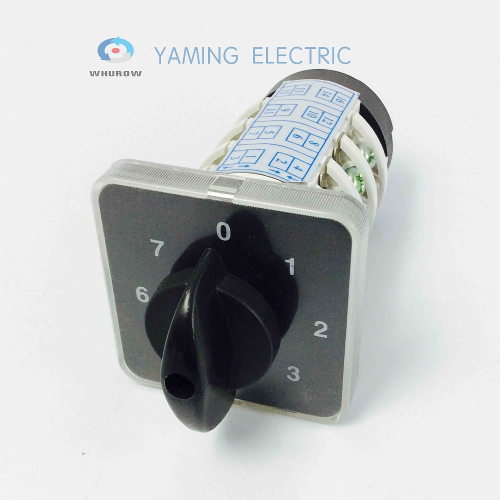 =]。, công tắc xoay 7 vị trí 4 pha 20a công tắc máy động cơ thủ công công tắc chuyển đổi cam điện áp cao ymz12-204