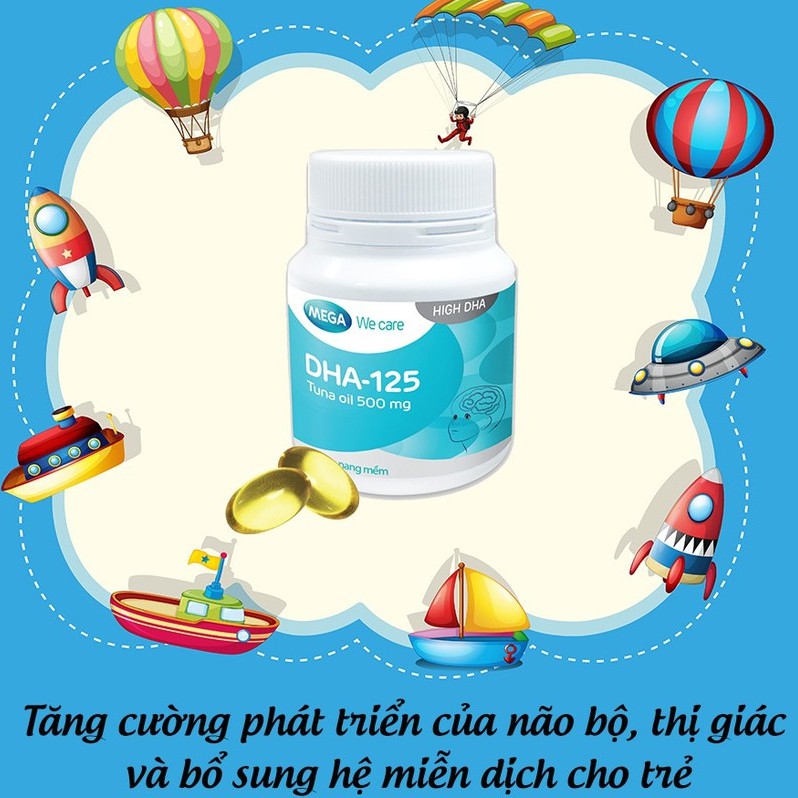 Dầu Cá Ngừ DHA-125 30 Viên/ Hộp