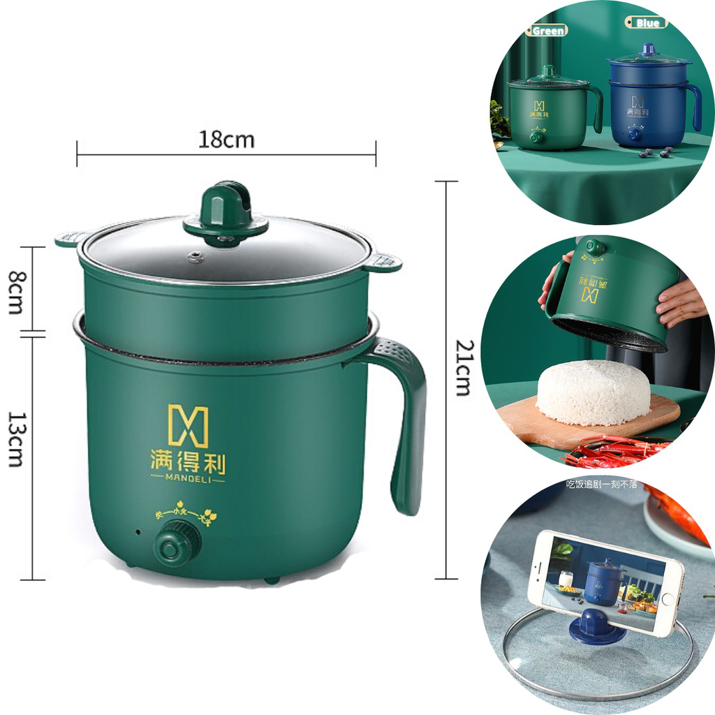 Nồi lẩu ca mì 18 đa năng, nồi lẩu mini đa năng ca nấu mì shanban