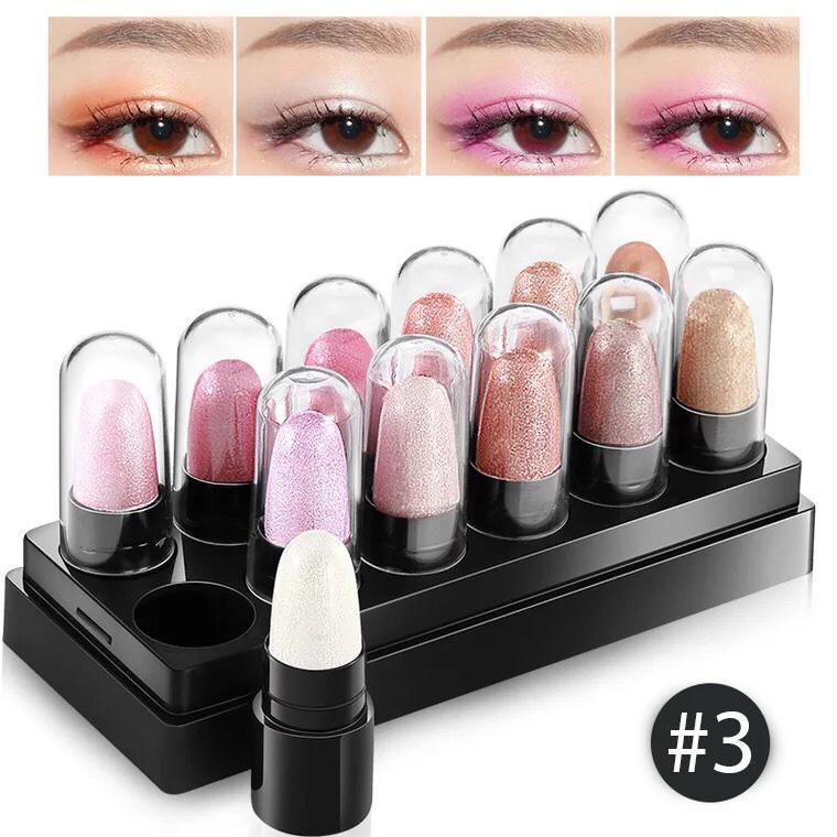 [HCM]Bộ 12 phấn mắt nhũ Maycreate lên màu chuẩn
