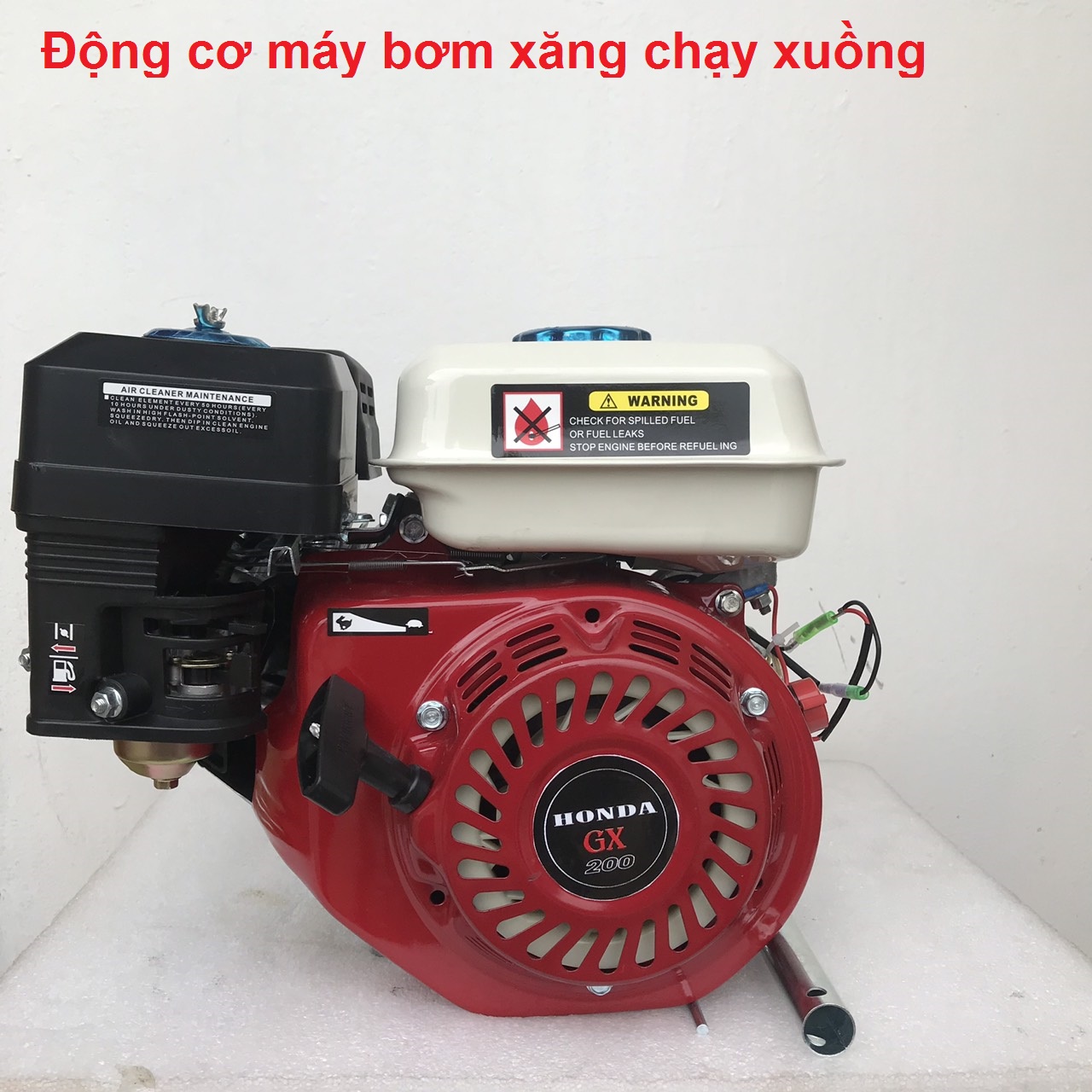 Máy bơm nươc chạy xăng.Động cơ máy chạy xuồng