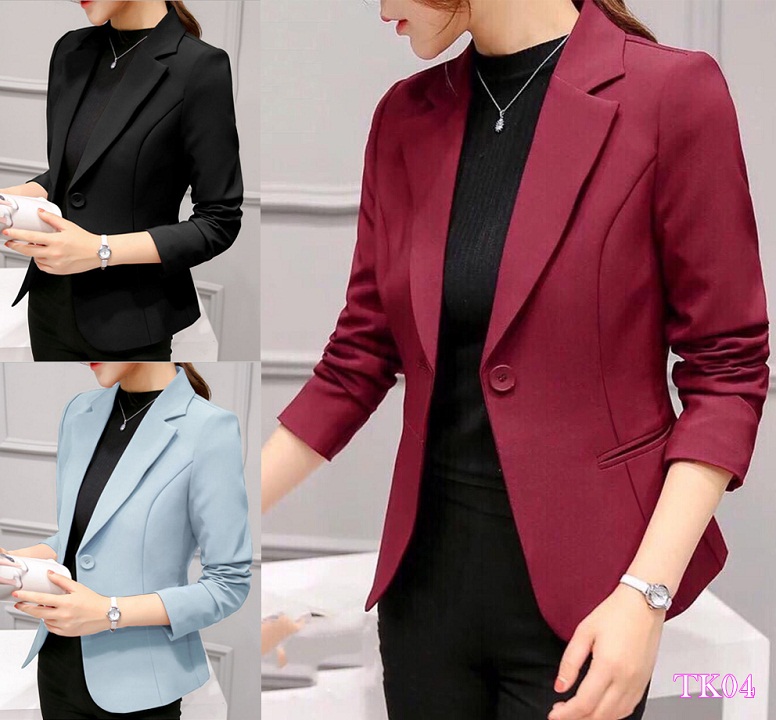 Áo khoác Vest tay dài 2 Lớp TK04 - Đỏ