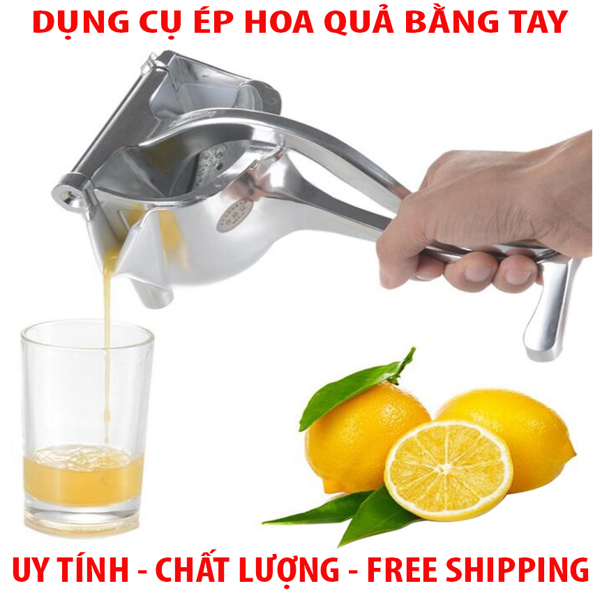 Dụng cụ ép trái cây bằng tay máy ép trái cây bằng tay hợp kim nhôm ép các loại hoa qủa như : dứa dưa hấu cà rốt cà chua nho... nhanh gọn- bảo hành 1 đổi 1