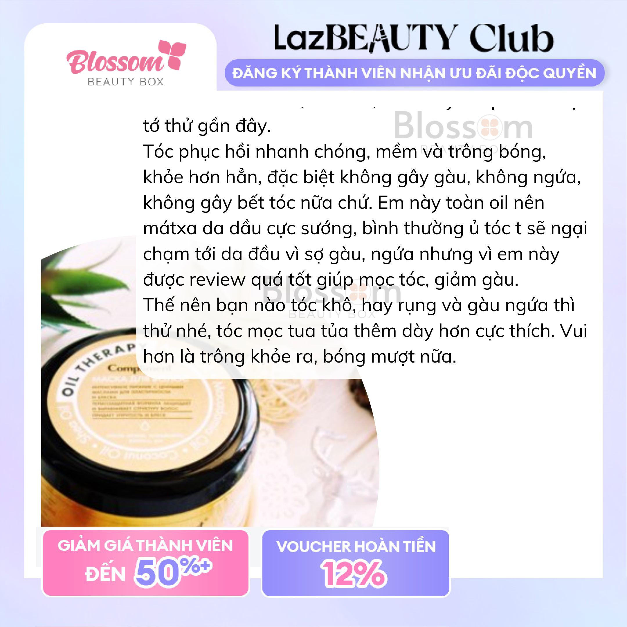 [Blossom] Ủ TÓC COMPLIMENT 500ML