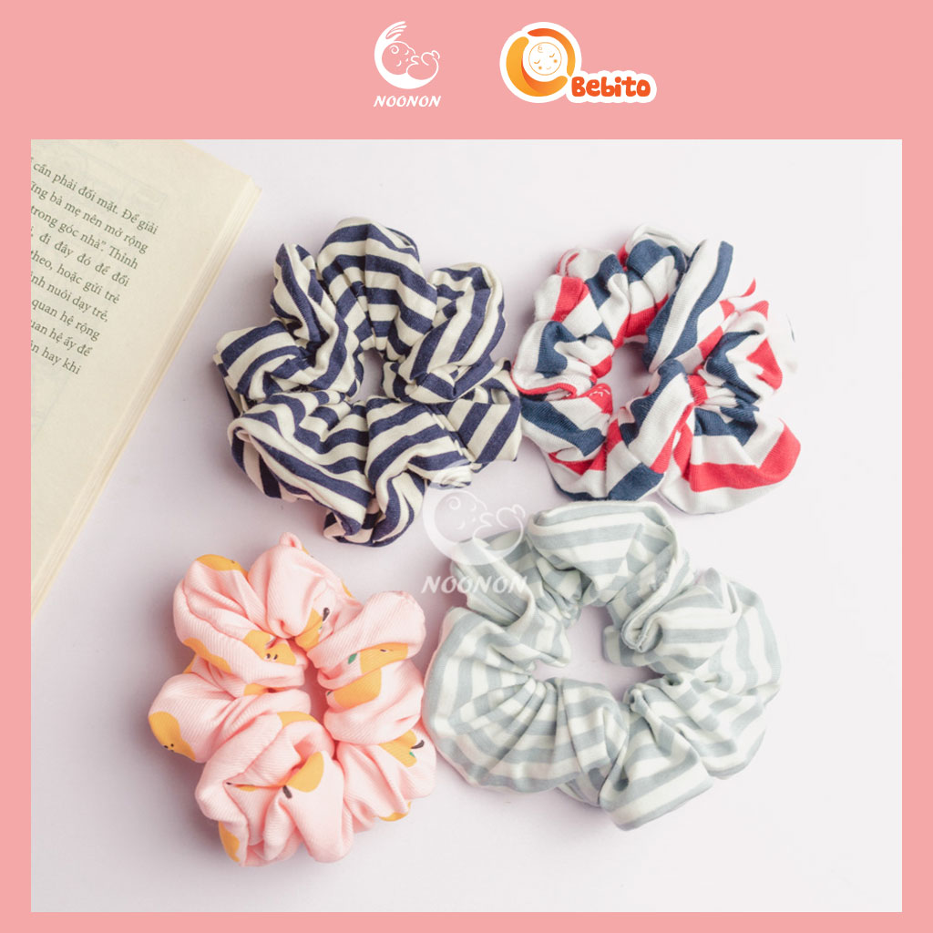 Dây Buộc Tóc, Cột Tóc Scrunchies Dễ Thương