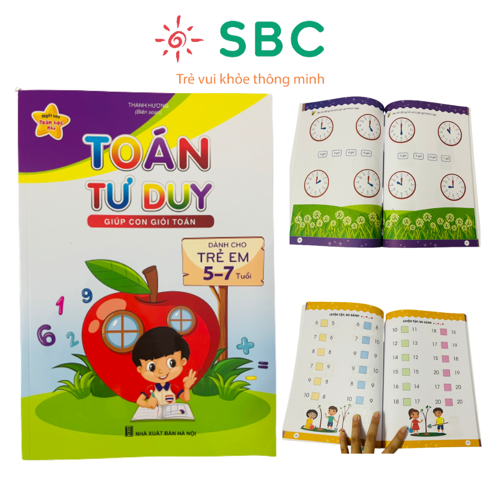 Sách - Toán Tư Duy Cho Trẻ Từ 5-7 Tuổi