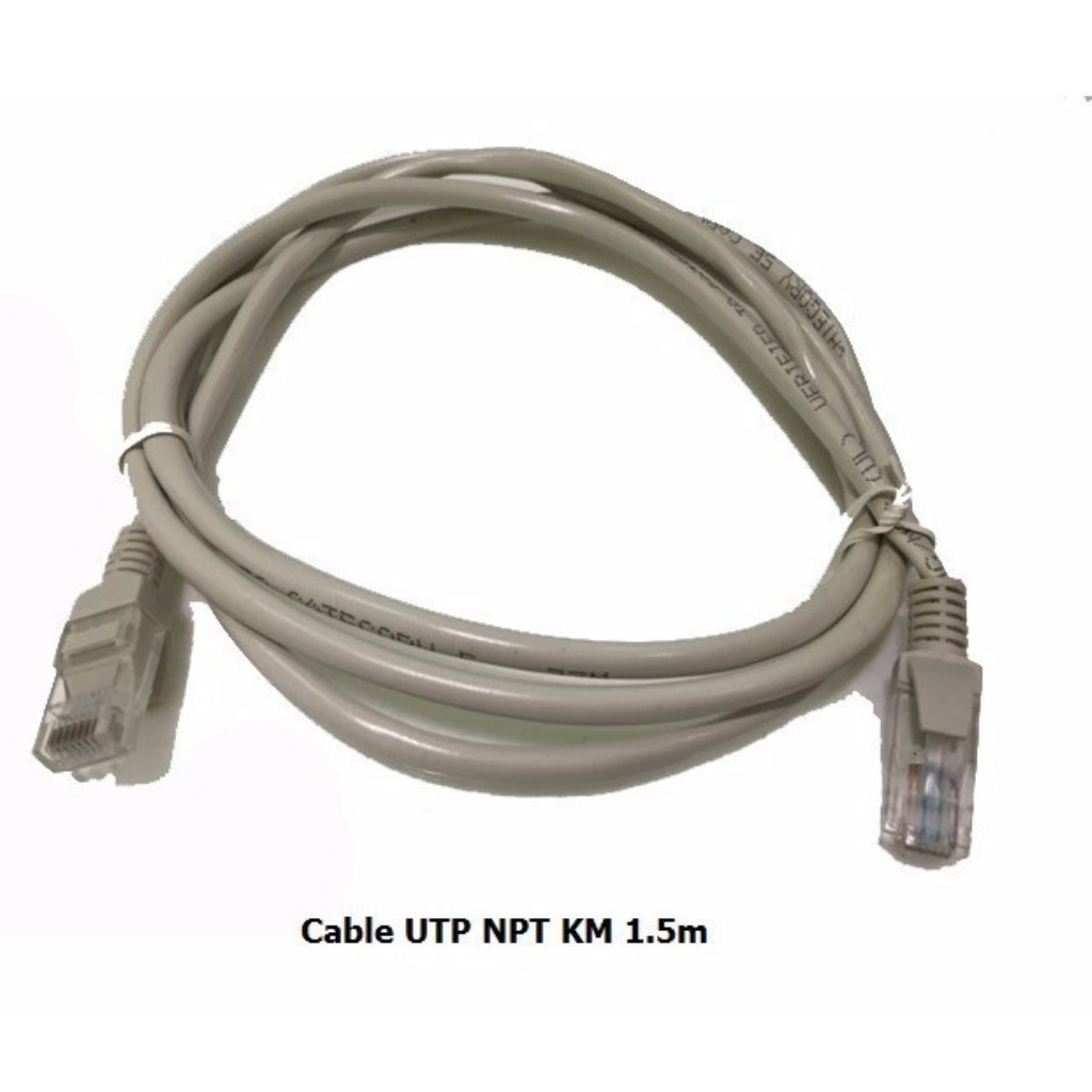 Cáp mạng bấm sẵn 2 đầu utp npt