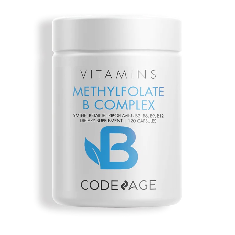 Viên uống Bổ Não CodeAge Methylfolate B Complex Code Age Vitamin Giảm Stress Đau Đầu Cải Thiện Trí Nhớ Khó Ngủ Tiền Đình Nhập Khẩu Mỹ - BeautyK
