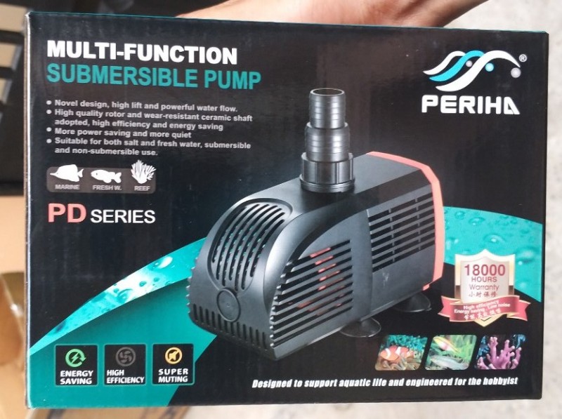 Máy bơm Periha dòng PD 7200 công suất 35w - 3.100L/h chuyên dành cho hồ cá cảnh và hòn non bộ, VUI LÒNG XEM KỸ MÔ TẢ