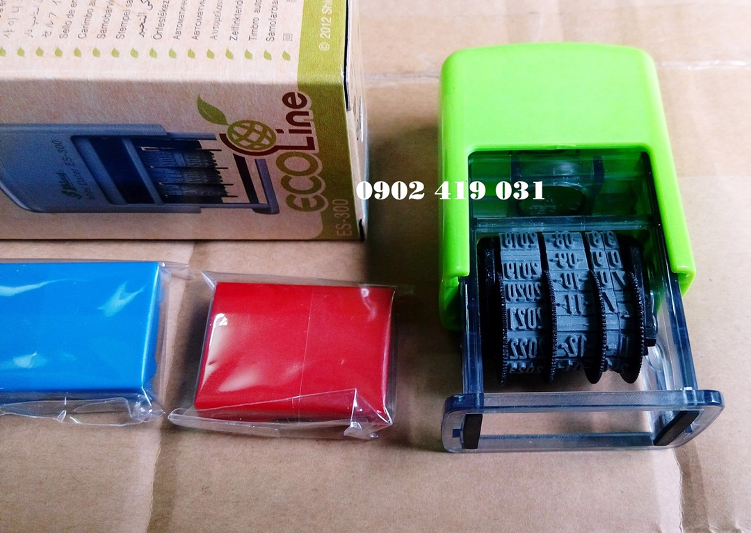Dấu đóng Ngày Tháng Năm Shiny PET300 [ Loại Đóng Giấy ]