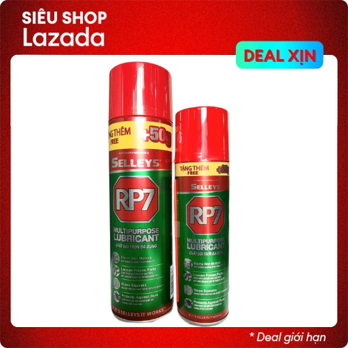 COMBO 2 CHAI XỊT CHỐNG RỈ, BÔI TRƠN RP7 (175gr + 350gr; 740ml)
