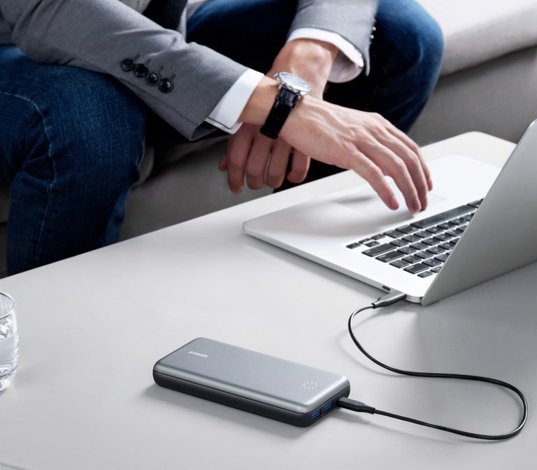 Pin Dự Phòng Anker PowerCore+ 19000 Power Delivery - A1362