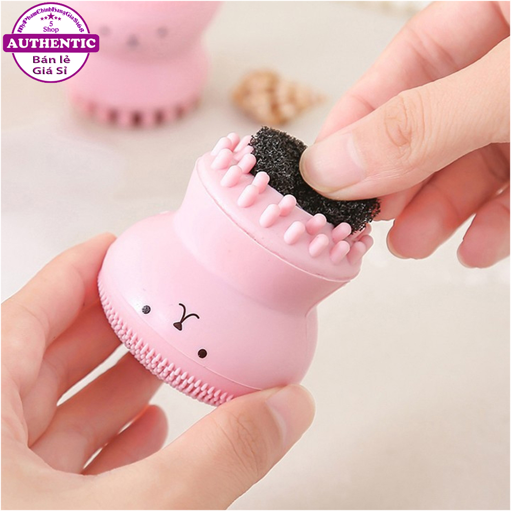 Cọ Rửa Mặt Và Mát Xa BẠCH TUỘC JellyFish Silicon