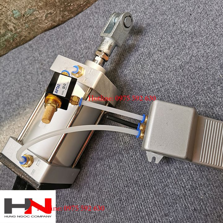bộ xi lanh và bàn đạp chế máy đột dập nhôm