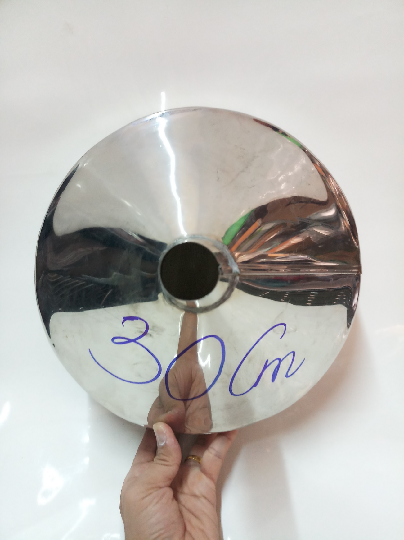 QUẶNG(PHỄU) INOX 304 ĐƯỜNG KÍNH 30CM ĐONG DẦU ĂN.DẦU NHỚT,HÓA CHẤT...