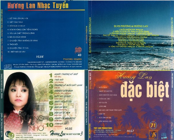 Bộ 4 Đĩa CD HƯƠNG LAN