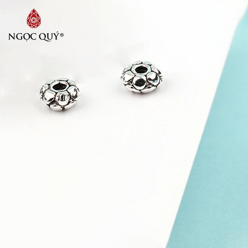 [HCM]Combo 2 charm bạc chặn hình răng cưa - Ngọc Qúy Gemstones