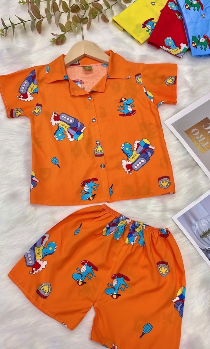 Bộ Tole Pijama Bé Trai (12-18kg) (giao màu ngẫu nhiên)