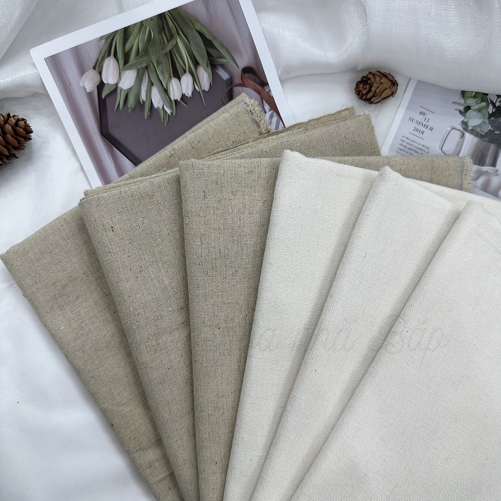 Vải Thô Mộc Khổ 50x70 và 70X100
