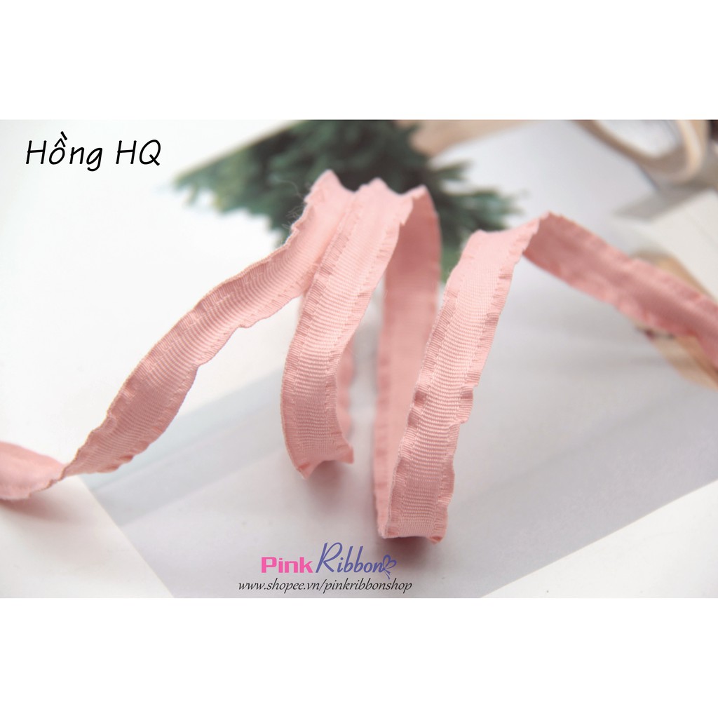 Dây luồn bờm viền dún bèo 1cm
