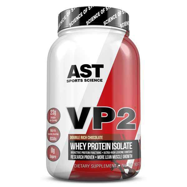 Whey protein xây dựng cơ bắp AST VP2 Whey Protein Isolate 2lb - 900g cao cấp