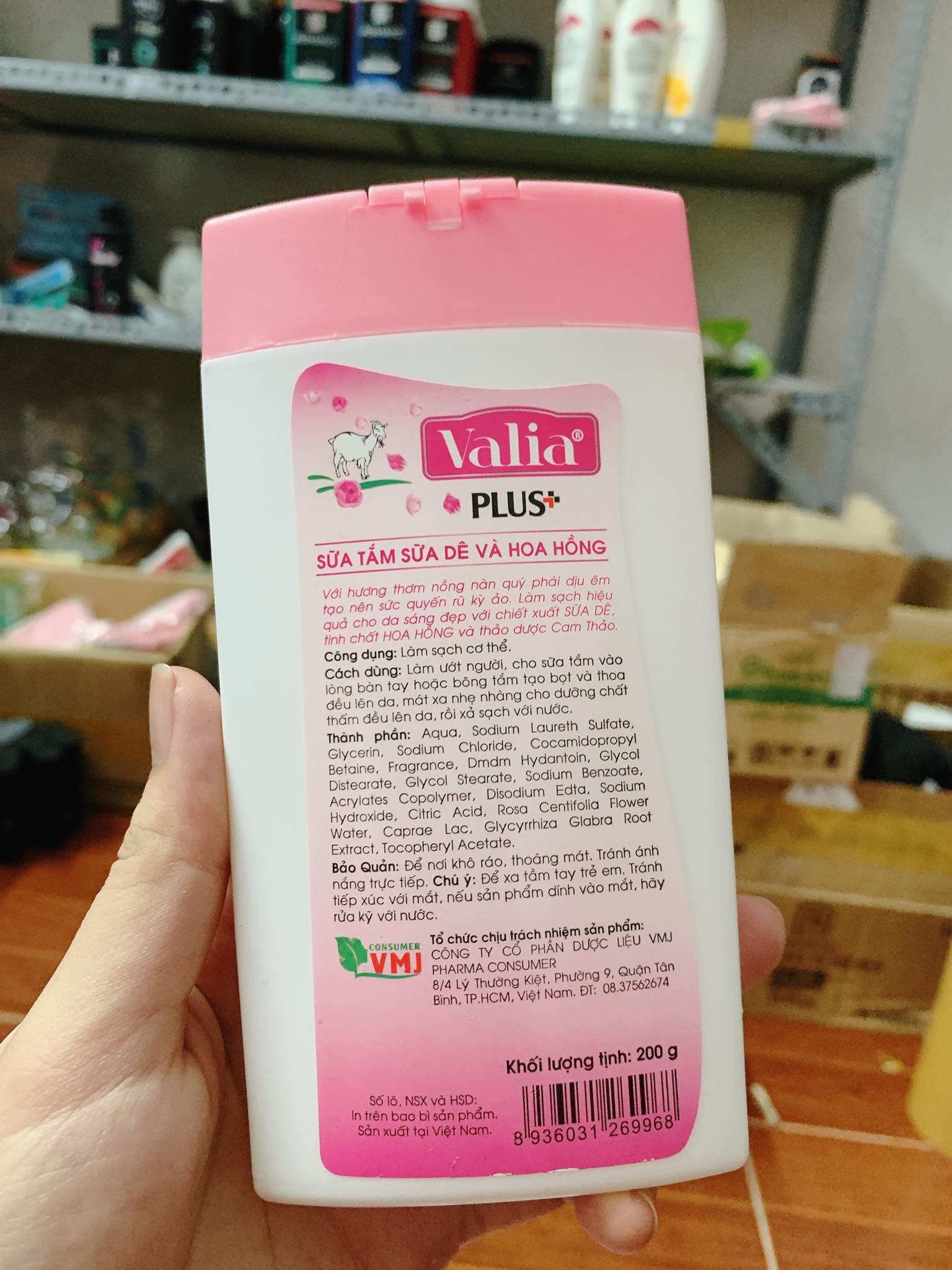 Sữa tắm Valia