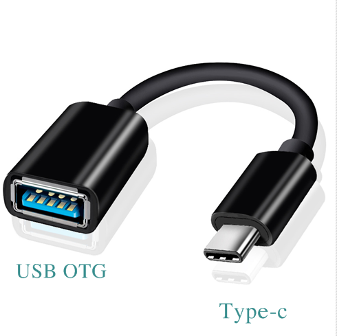[HCM]Cáp  chuyển đổi OTG Type-c sang USB 2.0-3.0. trắng dài