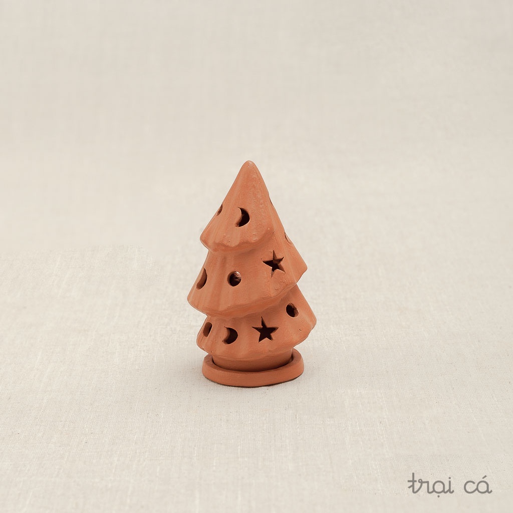Cây thông Noel - Giáng Sinh Đất Nung xinh xắn