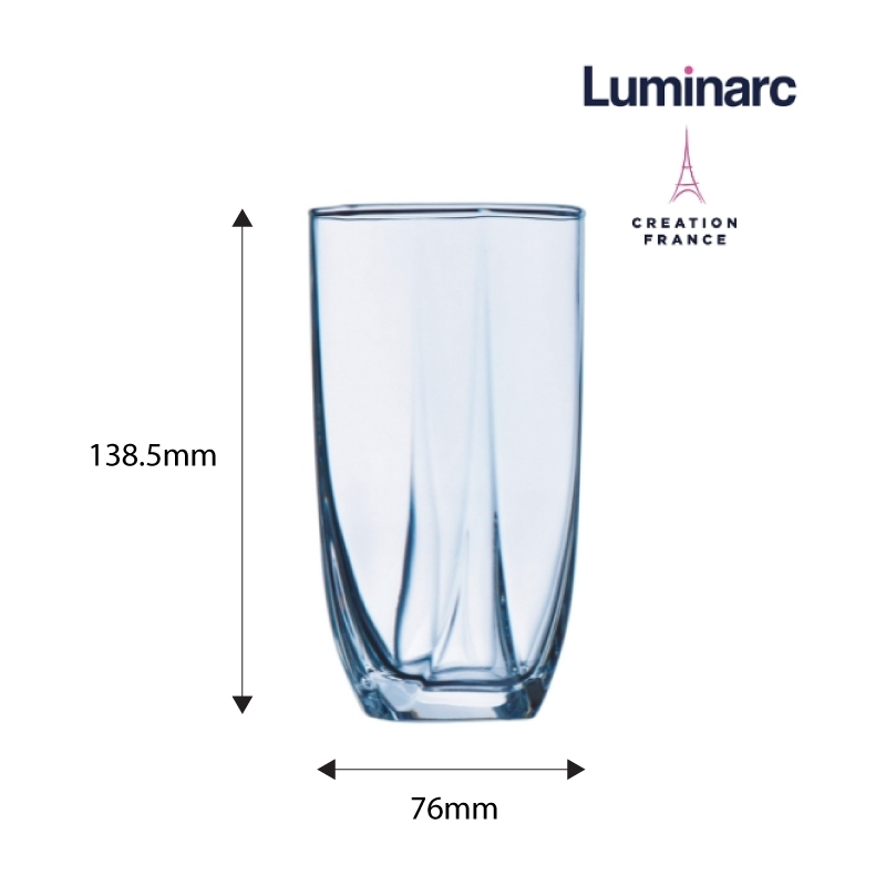 Bộ 6 Ly Thuỷ Tinh Cao Luminarc Eiffel 350ml - LUEIQ0168