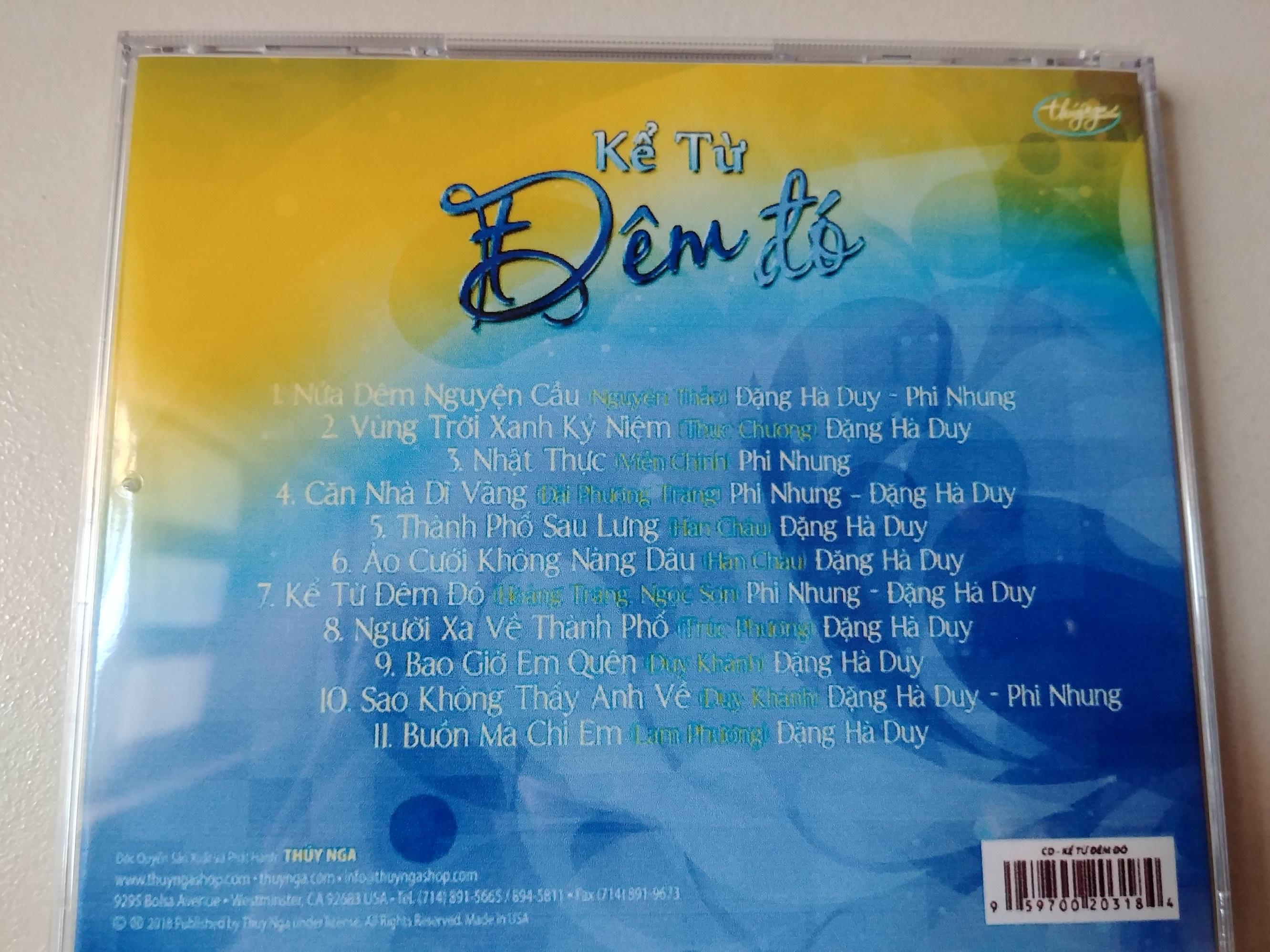 [HCM]CD Kể Từ Đêm Đó - Phi Nhung & Đặng Hà Huy