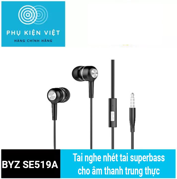 [HCM]Tai Nghe Nhét Tai BYZ SE519A Super Bass (Có 4 màu)