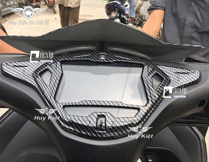 Ốp đồng hồ carbon cho xe yamaha nvx ms1599