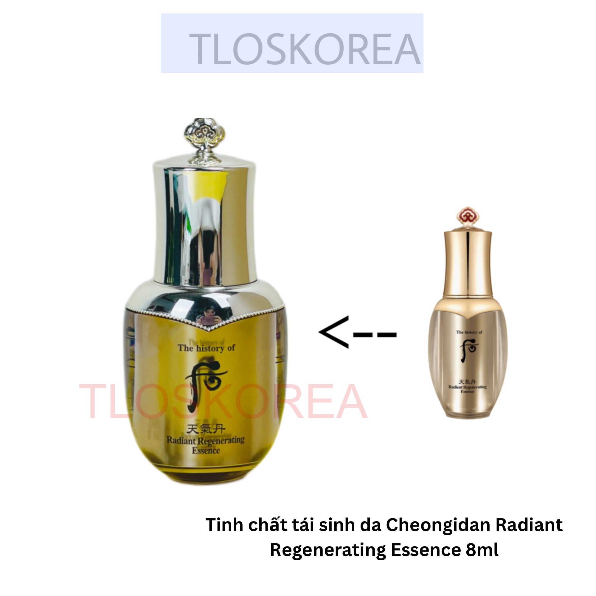 Tinh Chất Tái Sinh Chống Lão Hóa The History Of Whoo Cheongidan Radiant Regenerating Essence 8ml tloskorea cũ