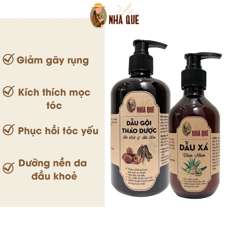 DẦU GỘI BỒ KẾT [Combo 2 món]