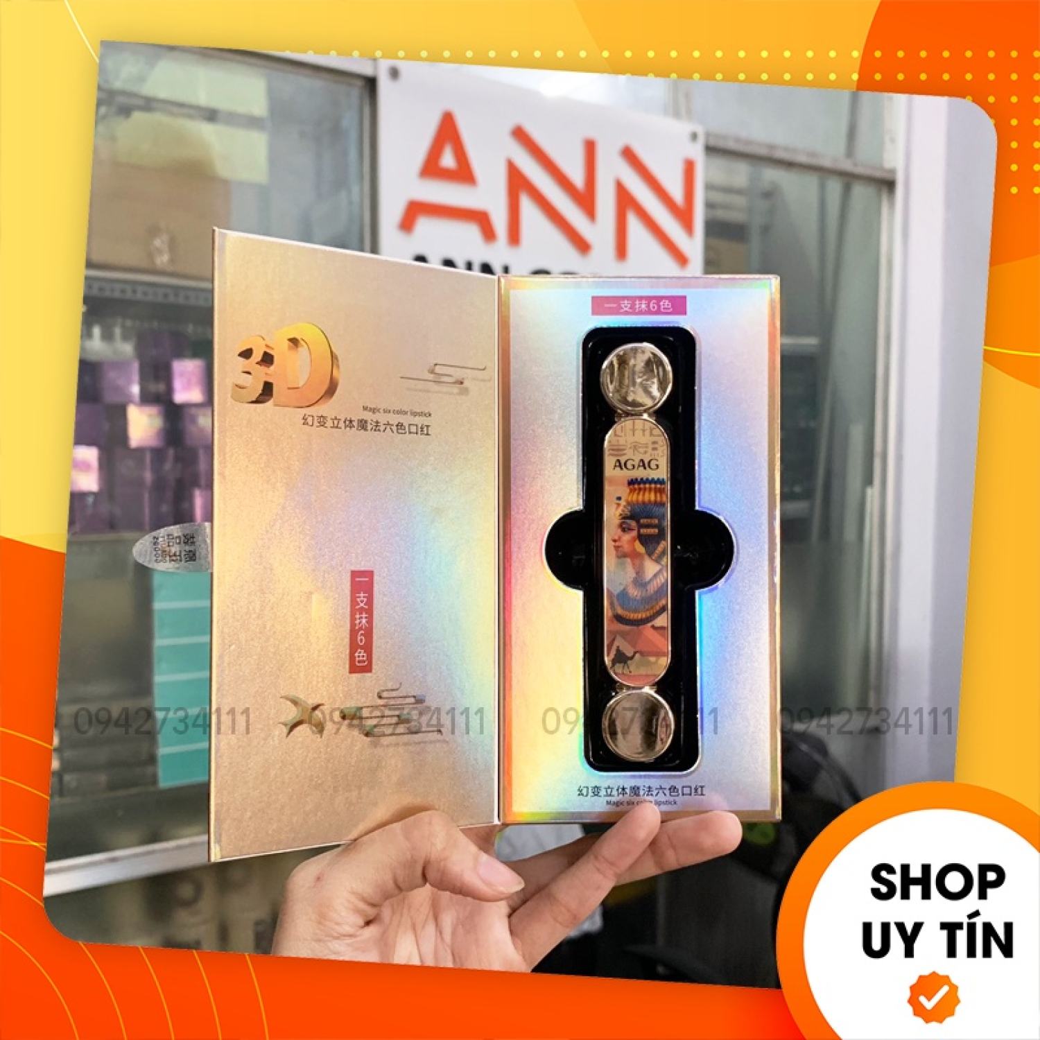 [Chính hãng] Son Nữ Hoàng AGAG 6 Màu - 6974082610560