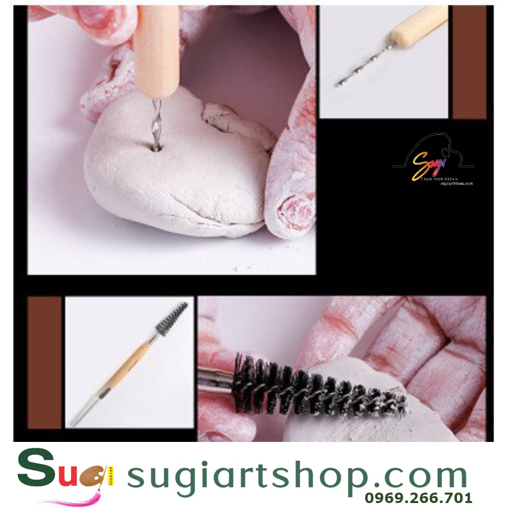 BỘ ĐỰNG DỤNG CỤ LÀM ĐẤT SÉT - LINK 2/2