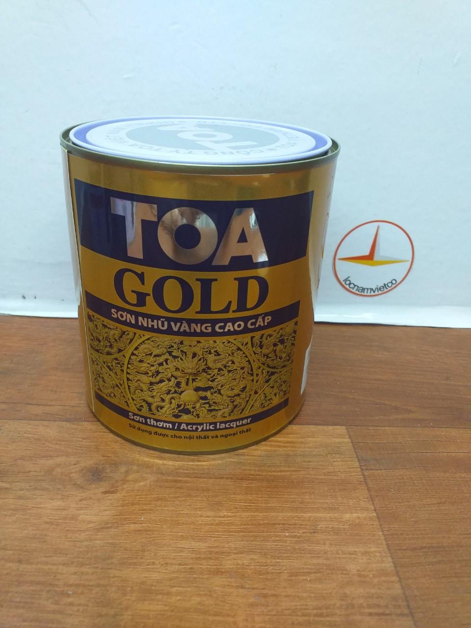Sơn thơm nhũ vàng toa au7900 875ml