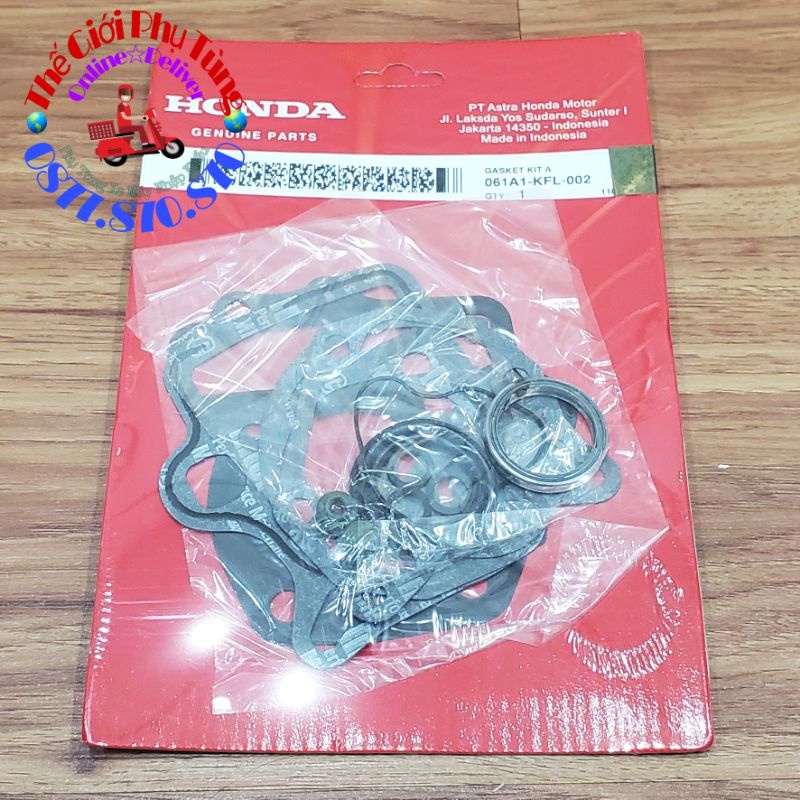 Full bộ ron đầu wave thái 110, future 1 zin honda indonesia - 061a1-kfl-002