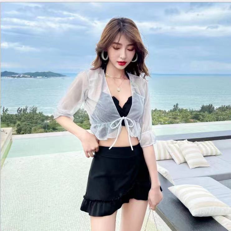 Bộ đồ bơi nữ , Đồ tắm biển , Bộ đồ bơi nữ dễ thương phong cách Hàn Quốc