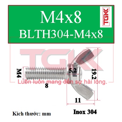 Bulong tai hồng inox 304 m4