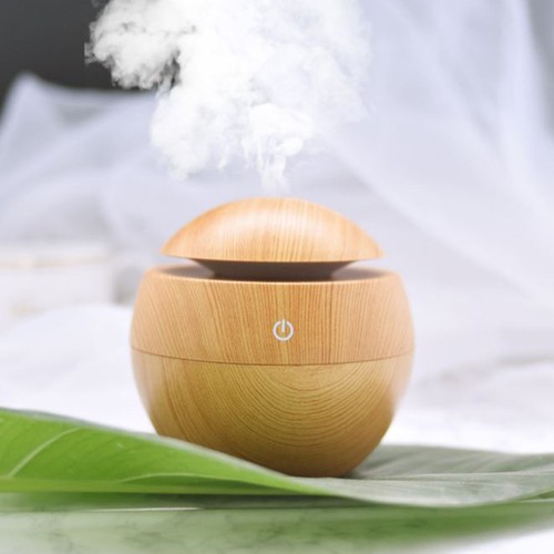 [HCM][DUNG TÍCH 130ML] MÁY XÔNG TINH DẦU VÂN GỖ MÁY TẠO ĐỔ ẨM KHUẾCH TÁN TINH DẦU MÁY PHUIN SƯƠNG XÔNG MẶT MÁY TINH DẦU PHÒNG NGỦ PHÒNG KHÁCH XE HƠI